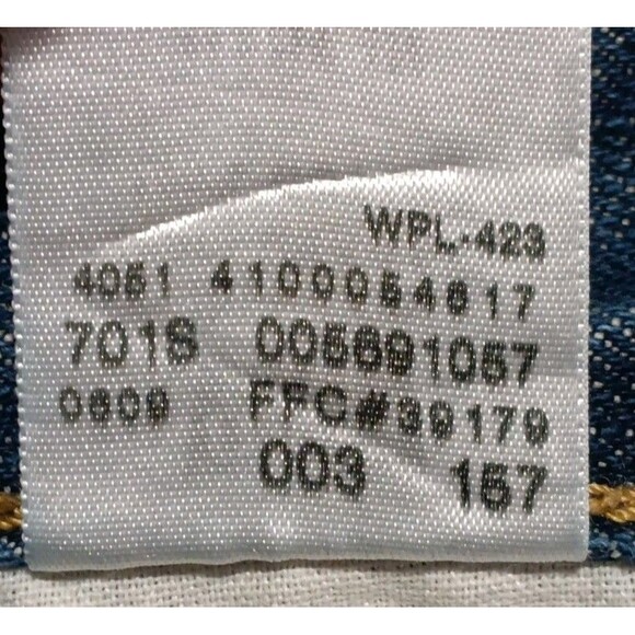 VTG Levi's 569 Loose Straight Jeans 36x30" Blue Baggy Red Tab Medium Wash Y2K - Picture 8 of 11